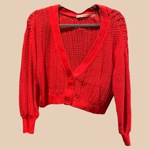 Alice + Olivia Scarlet Knit Cardigan